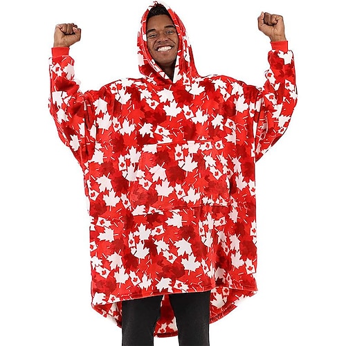 

Christmas Ovesized Wearable Blanket Hoodie, Sherpa Fleece Blanket for Women Men Flannel Sherpa Soft Warm Cozy Blanket Jacket Sweater Gift for Adult Teens