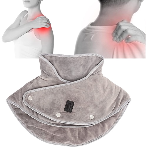 

Electric Heating Shoulder and Neck All-in-one Warm Heating Shawl Shoulder And Neck Protection Air Conditioning Cervical Spine Massage Usb Carbon Fiber Heating