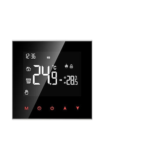 Tuya WiFi Smart Thermostat LCD Display Touch Screen for Electric