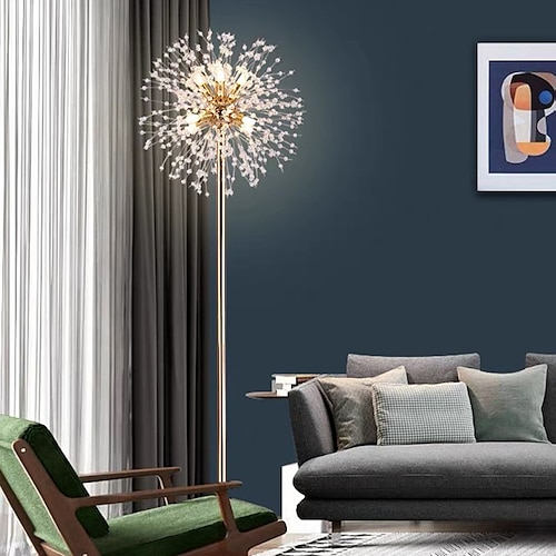 

Elegant Floor Lamp Dandelion Floor Lamp Luxury Bedroom Bedside Lamp Vertical Living Room Study Marble Lamps Modern Reading Light