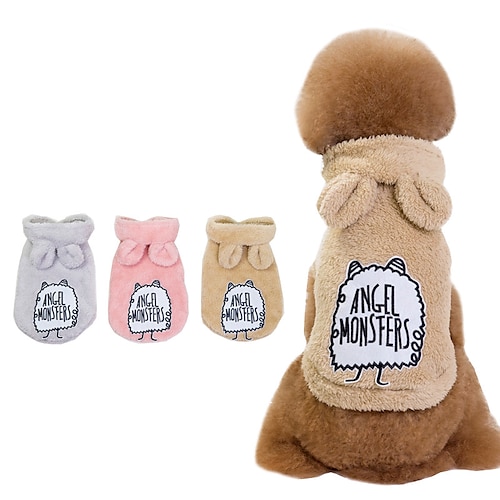 

autunno e inverno nuovi vestiti per animali domestici divertente carino orso flanella vestiti per cani velcro design vestiti per cani a due gambe