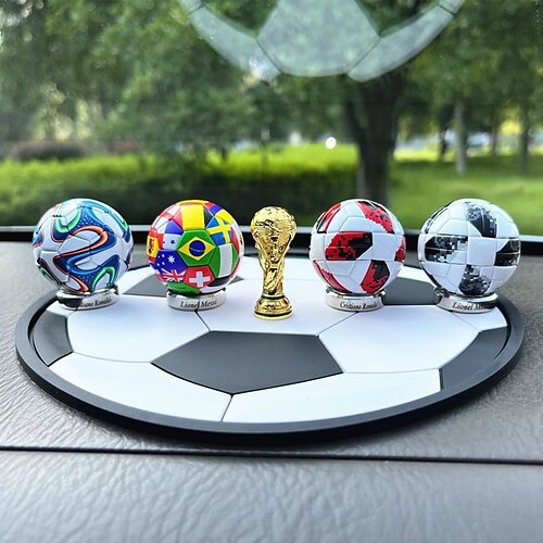 

FIFA World Cup Qatar 2022 Football Mini Football Model Car Decoration Cartoon Football Star Handmade Creative Peripheral Souvenir Birthday Gift
