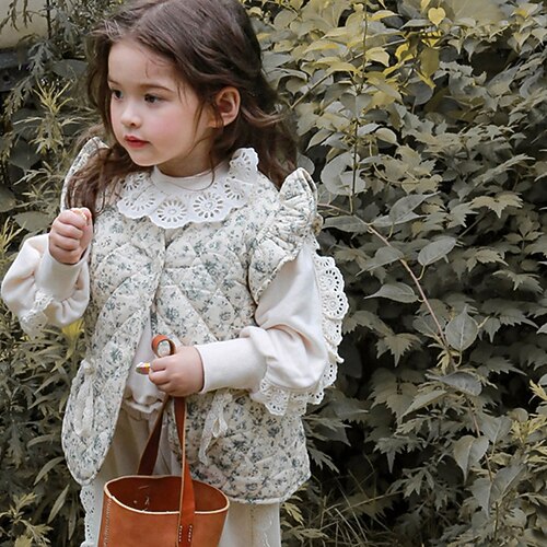 

Kids Girls' Sweatshirt Solid Color School Long Sleeve Active 3-10 Years Winter Pink Beige