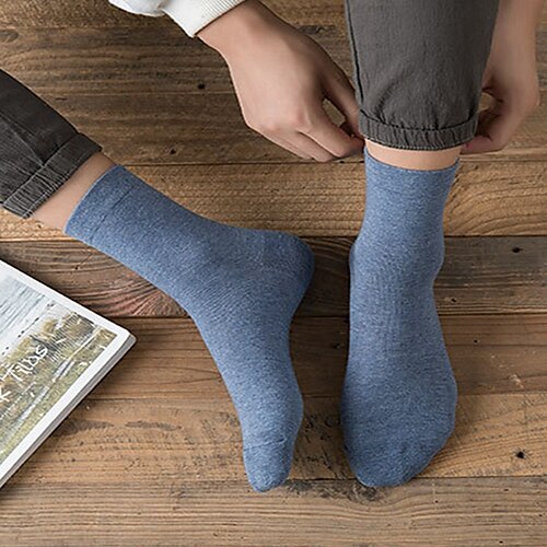 

Men's Women's Crew Socks Daily Solid Color Cotton Simple Casual Casual Sports 1 Pair