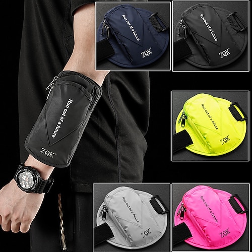 

Outdoor Sport Fitness Running Waterproof Reflective Armband Bag For 6.7inch Universal Cell Phone Sport Arm Wrist Pouch Bag Cover