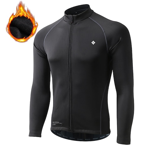 

XINTOWN Men's Cycling Jacket Windbreaker Fleece Jacket Winter Thermal Warm Fleece Lining Windproof Breathable Bike Jacket Mountain Bike MTB Road Bike Cycling City Bike Cycling Black Blue Red Bike Wear