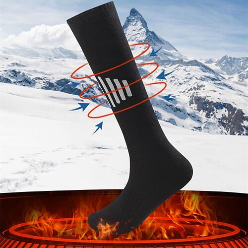 

Rechargeable Electric Heated Socks,Battery Powered Cold Weather Heat Socks for Men Women,Outdoor Riding Camping Hiking Motorcycle Skiing Warm Winter Socks(Without Batteries and Power Banks)
