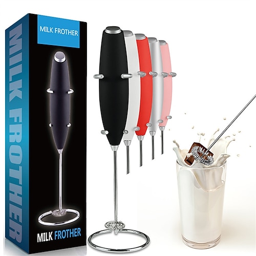 

Electric Milk Foamer Coffee Maker Hand Mixer Cappuccino Ground Foam Blender Egg Beater Type Convenient Small Power