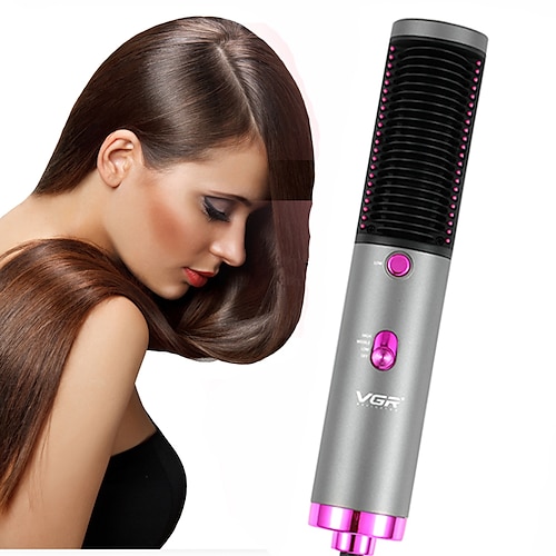 

3 In 1 Hot-Air Brush Hair Salon Straightener Fast Hair Dryer Hot Air Comb Straightener Hair Comb Hairdryer Hairstyling Tools