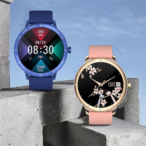 

D08 Heart Rate Monitor Smartwatch Sports Fashion for Ladies Man Bluetooth Calling Voice Control Smart Bracelet Local Music Player Call Exercise Heart Rate Monitoring Smart Watch