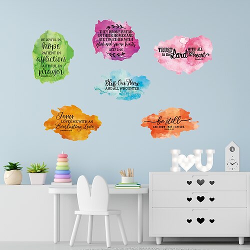 

Color splash Ink Block Can Be Removed Home Bedroom Living Room Background Decorative Sticker