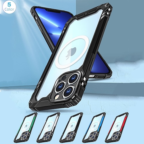 

Phone Case For Apple Classic Series iPhone 14 Pro Max iPhone 14 Pro iPhone 14 Plus iPhone 14 iPhone 13 Pro Max 12 11 SE 2022 X XR XS Max 8 7 Bumper Frame Rhinestone Full Body Protective Crystal