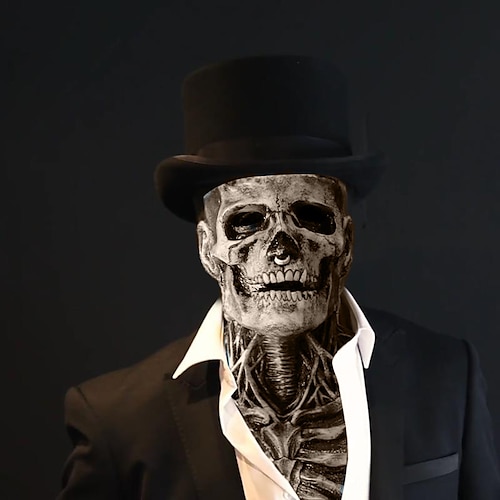  halloween maska lebky rezident zlo horor děsivý realistický halloween maska pro dospělé kostýmy maska lebky indie stanice démon zombie maska kostry