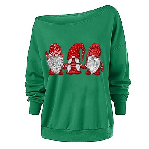 

Santa Claus Masquerade Ugly Christmas Sweater / Sweatshirt Women's Christmas Christmas Carnival Masquerade Adults Party Christmas Polyester Top