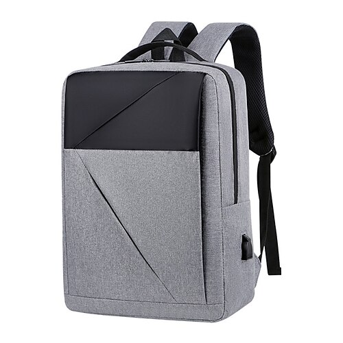 

Laptop Backpack Bags 15.6"" inch Compatible with Macbook Air Pro, HP, Dell, Lenovo, Asus, Acer, Chromebook Notebook Laptop Bag Waterpoof Shock Proof With Pocket Nylon Fiber Solid Color for Travel