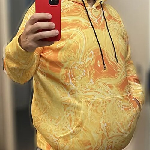 

Men's Plus Size Zip Up Hoodies Big and Tall Graphic Hooded Long Sleeve Spring & Fall Basic Fashion Streetwear Sports Daily Wear Tops