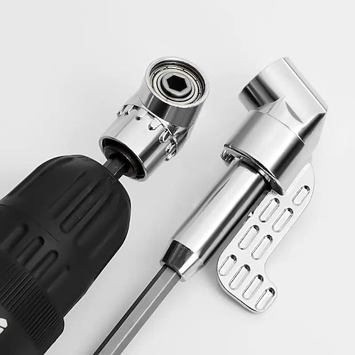 

Hot 105 Degree Adaptor Screwdriver Head Drill Shank Bit Steel Joint With Angle 1/4 Hex Bit Socket Screwdriver Bending Adapter