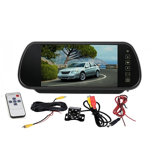 

ksj-700H 7 inch TFT-LCD 800 x 600 1/4 inch color CMOS Wired 170 Degree 7 inch Car Rear View Kit LCD Screen / Brightness adjustment for Car Reversing camera