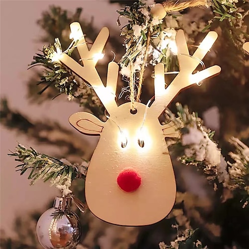 

Christmas Elk Led Fairy Night Light Christmas Tree Decoration Lighting for Home Holiday Xmas Party Light Garland Navidad Decor Lamp