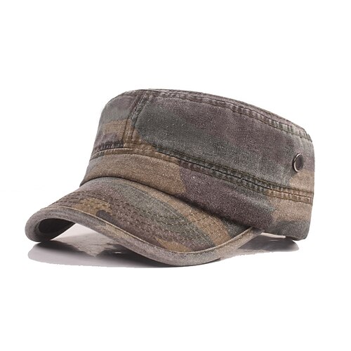 

Wash Camouflage Flat Hats Spring Autumn Snapback Hats For Men Women Outdoors Sports Casual Cap