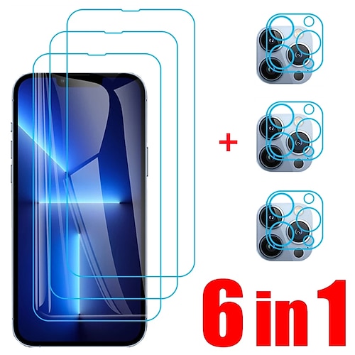 

[33Pack] Phone Screen Protector Camera Lens Protector For Apple iPhone 14 Pro Max 13 12 11 X XR XS Mini Tempered Glass High Definition (HD) 9H Hardness Ultra Thin Phone Accessory