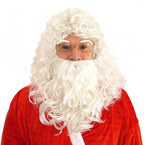 

Christmas Party wigs Santa Wig And Beard Set