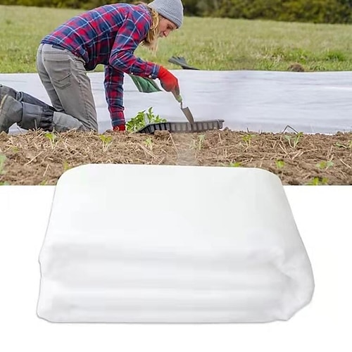 

Floating Row Plant Cover Crop Plant Protective Fabric Frost Cloth Freeze Protection Plant Support And Care Garden Supplies