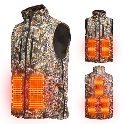 

Intelligent 5V USB Charging Heating Outdoor Sports Forest Camouflage Hunting Cold Proof Vest