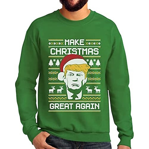 

Men's Sweatshirt Pullover Green Black Red Navy Blue Crew Neck Letter Graphic Prints Print Daily Sports Holiday 3D Print Basic Streetwear Designer Spring & Fall Clothing Apparel Hoodies Sweatshirts