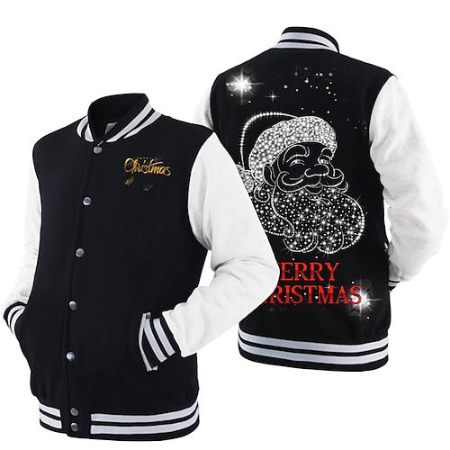 

Inspired by Christmas Santa Claus Outerwear Anime Front Pocket Coat For Men's Women's Unisex Adults' 3D Print Polyster