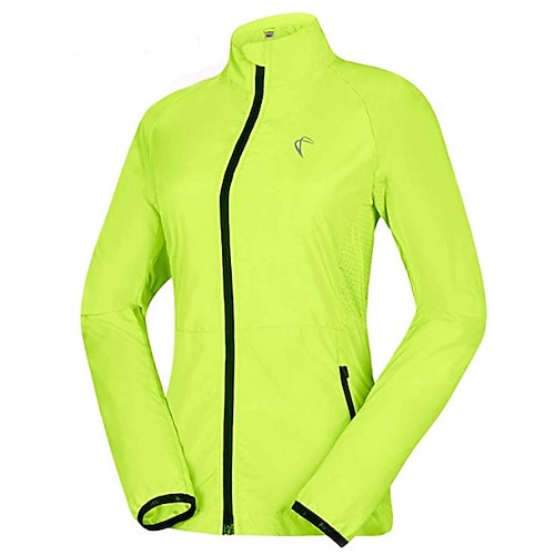 

Women's Cycling Jacket Windbreaker Rain Jacket Winter High Visibility Reflective Waterproof Windproof Bike Jacket Top Mountain Bike MTB Road Bike Cycling City Bike Cycling Purple Yellow Orange Bike