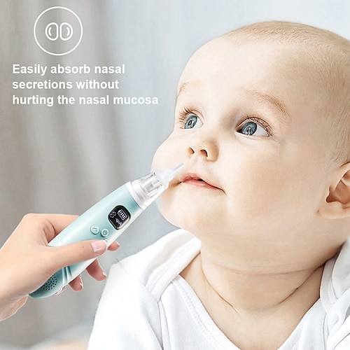 

Electric Nasal Aspirator for Baby Infant Nose Suction Machine Automatic Nose Aspirator Low Noise 3Level Nose Cleaner