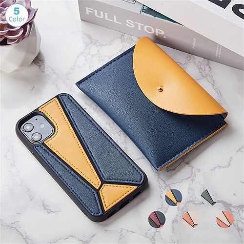 

Phone Case For Apple Classic Series iPhone 13 Pro Max 12 Mini 11 Bumper Frame Full Body Protective Dustproof Geometric Pattern TPU PU Leather