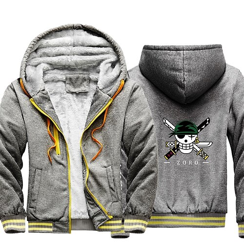 

One Piece Roronoa Zoro Anime Zeichentrick Manga Anime Grafik Oberbekleidung Für Herren Damen Unisex Erwachsene Heißprägen 100% Polyester Casual