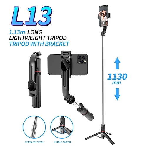 

Selfie Stick, 45 inch Extendable Selfie Stick Tripod,Phone Tripod with Wireless Remote Shutter Compatible with iPhone 14 13 12 pro Xs Max Xr X 8Plus 7, Android, Samsung Galaxy S22 S21 and More