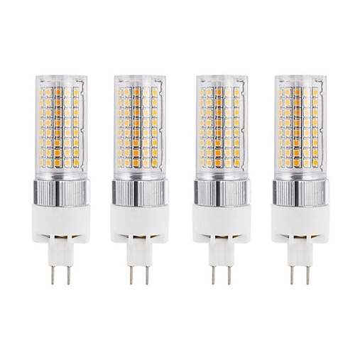 

светодиодные кукурузные фонари 4 шт. g12 опционально 15 Вт 20 Вт 25 Вт 2835smd 120 светодиодные энергосберегающие лампы прожектор теплый белый натуральный белый белый огни для домашней вечеринки