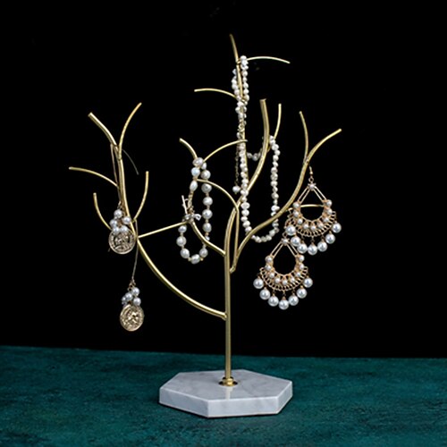 

Jewelry Tree Organizer for Necklaces and Earrings Ring Tree Holder Display Jewelry Tower