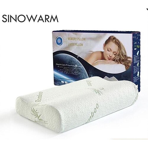 

Bed Pillow Memory Foam Pillow Standard for Neck Support Orthopedic Cervical Bed Pillow Sleeping Relieve Neck Pain Home Gift