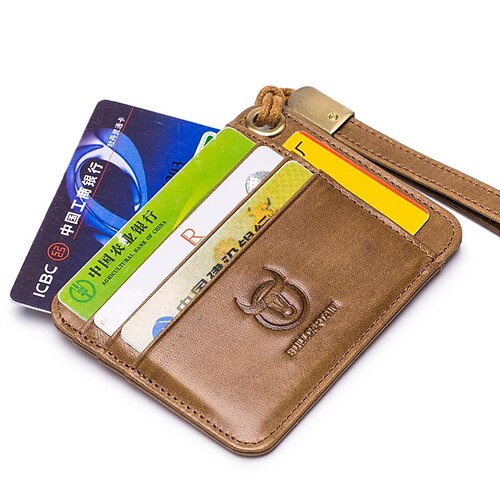 

Credit Card Holder Wallet PU Leather Name Card Holder Waterproof Multi Credit Card Protector for Men