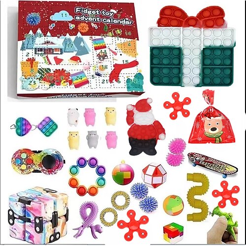 

aléatoire fidget jouets mystère cadeaux pack surprise sac différent fidget ensemble anti-stress soulagement jouets pour enfants partie jouets sensoriels haricot anti-stress 38 pièces