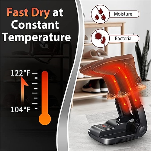 

Portable Electric Shoe Dryer Warmer Household Shoe Dryer Deodorizing Sterilization Timing Intelligent Fast Shoe Dryer Machine For Shoes Gloves Socks Hats