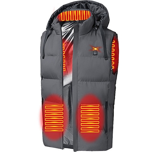 

Women's Vest Warm Breathable Outdoor Daily Wear Vacation Going out Zipper Pocket Zipper Hoodie Casual Modern Comfortable Street Style Solid Color Regular Fit Outerwear Sleeveless Winter Fall Black