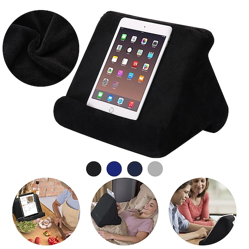 

Multi-angle Soft Tablet Pillow Pad Foldable Soft Pillow Phone Lap Stand Book Rest Reading Support Cushion