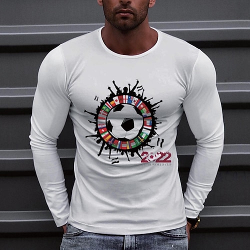 

Men's Running Shirt Long Sleeve Top Athletic Athleisure Breathable Moisture Wicking Soft Fitness Gym Workout Running Sportswear Activewear Graphic White