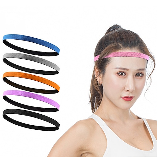 

HeadBand Sports Chinlon Spandex Lycra Yoga Fitness Gym Workout Portable Stretchy Durable Breathable Quick Dry For Women Head