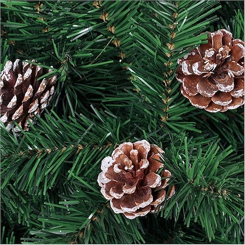 

6pcs/pack Decorative Pine Cones Fruit Christmas Tree Decoration Pendant Ornament for Home christmas decor