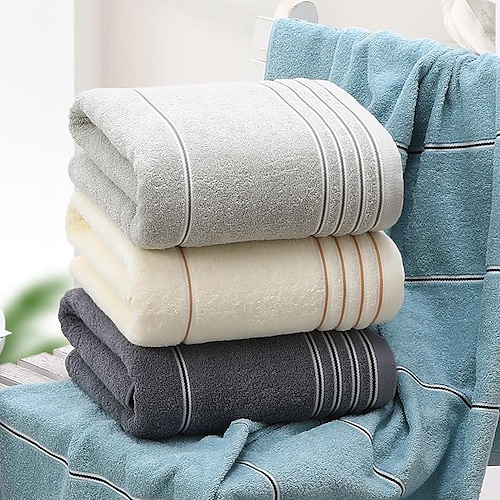 

Thickened Bath Towels for Bathroom, 100% Turkish Cotton Ultra Soft Bath Sheets, Highly Absorbent Large Bath Towel, Premium Quality Shower Towel 1PC