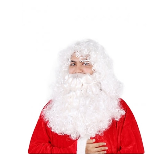 

Christmas Party wigs Santa Wig and Beard Set