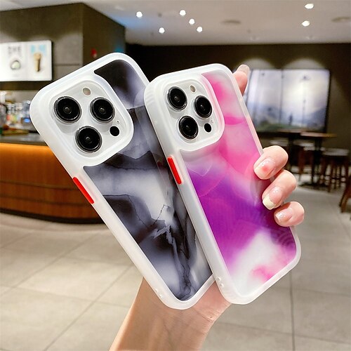 

Phone Case For Apple Classic Series iPhone 14 Pro Max iPhone 14 Pro iPhone 14 Plus iPhone 14 Bumper Frame Full Body Protective Dustproof Color Gradient PC