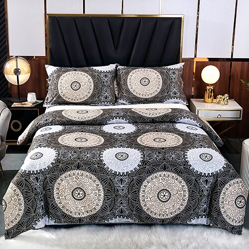 

Duvet Cover Set Boy Gife For Kid Gife 2/3 Piece Bedding Set with 1 or 2 Pillowcase(Single Twin only 1pcs)National style Bohemian Printed